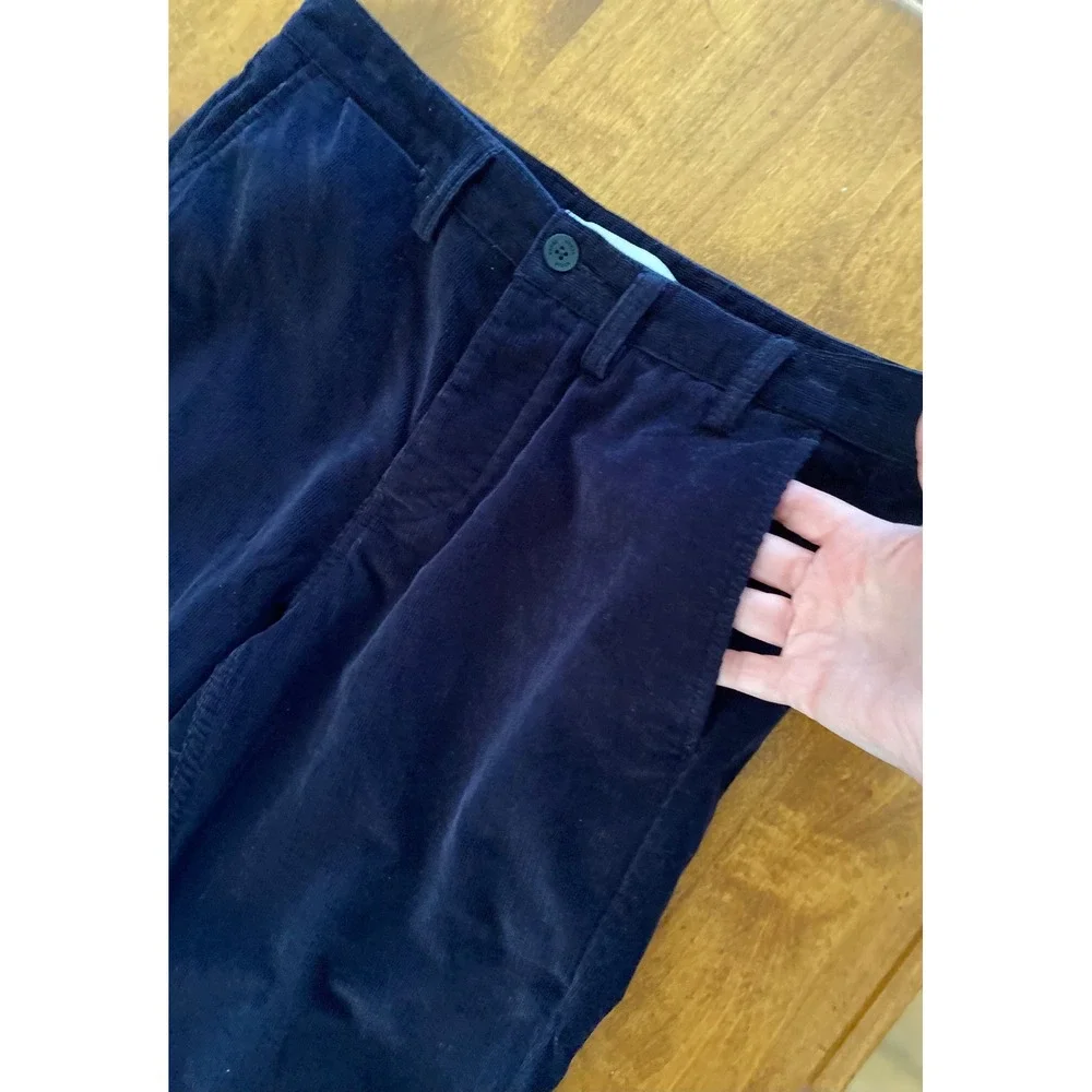 Norse Projects Aros Slim Corduroy Pant W30 L30 Navy Duca Visconti Italian Fabric